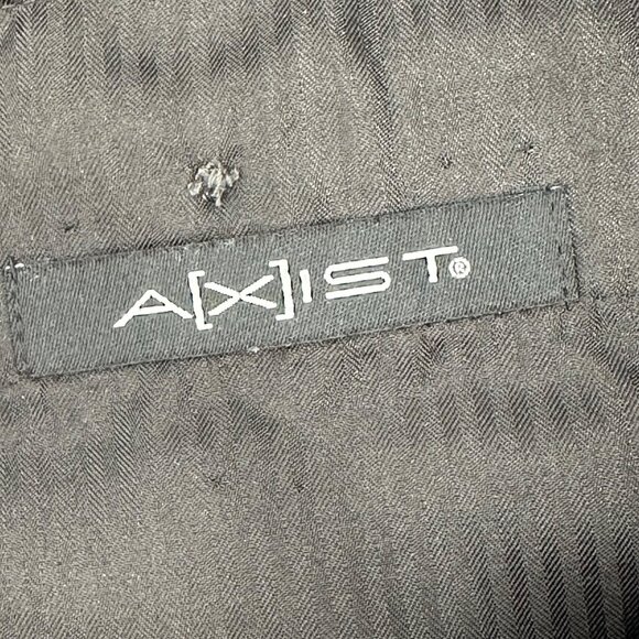 Axist Mens Gray 100% Polyester Flat Front Business Casual Dress Pants 34x30 - Picture 6 of 12